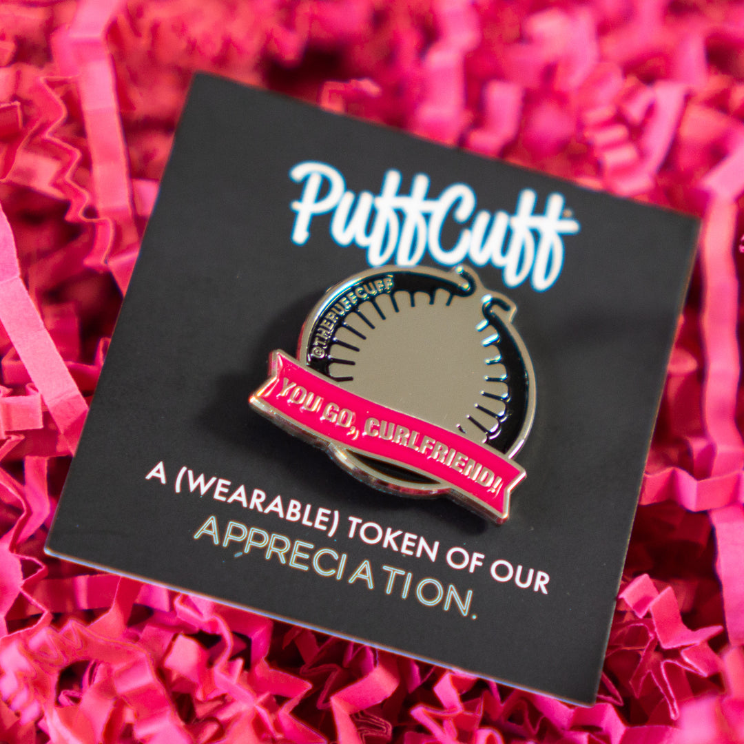 PuffCuff Lapel Pin, Merch - Shop kinky & curly hair Accessories onlinr
