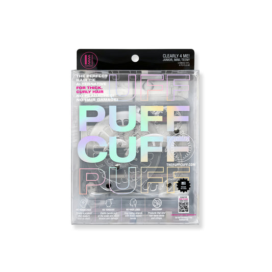 PuffCuff Clearly 4 Me! Set of 4 Hair Clamps