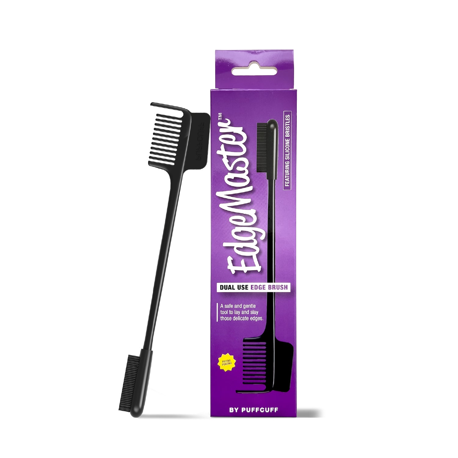 PuffCuff EdgeMaster® 3-in-1 Edge Brush and Styling Tool