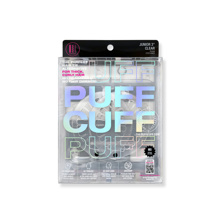 JUNIOR RETAIL PACK - 3 INCH (2 PCS) - Tension Free Hold for Curly Hair