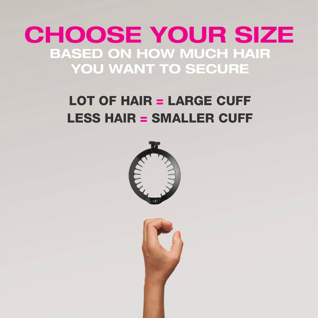 JUNIOR RETAIL PACK - 3 INCH (2 PCS) - Tension Free Hold for Curly Hair