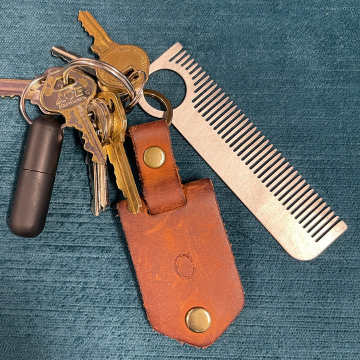 2-in-1 Antistatic Beard Comb & Shaping Tool