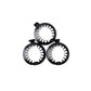 PuffCuff MINI (Medium) Hair Clamp Multipack – 2.5 in for Curly, Thick & Natural Hair (3 Pc)