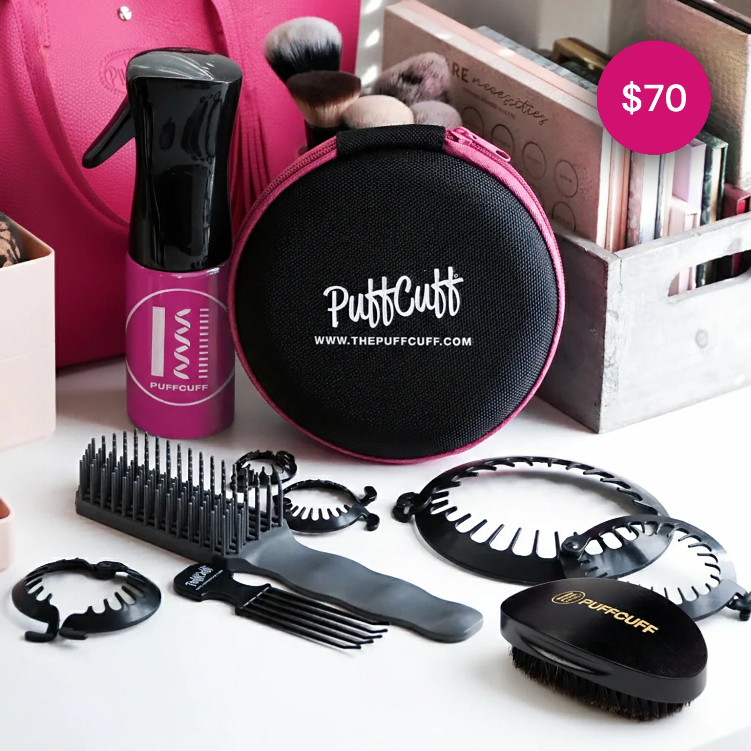 PuffCuff Discovery Bundle – Essential Hair Tools for Your Natural Hair Journey