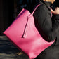 PuffCuff Yass Curl! Pink Tote Bag