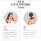 Wrapperoo® T-Shirt Hair Towel & Protective Styling Cape
