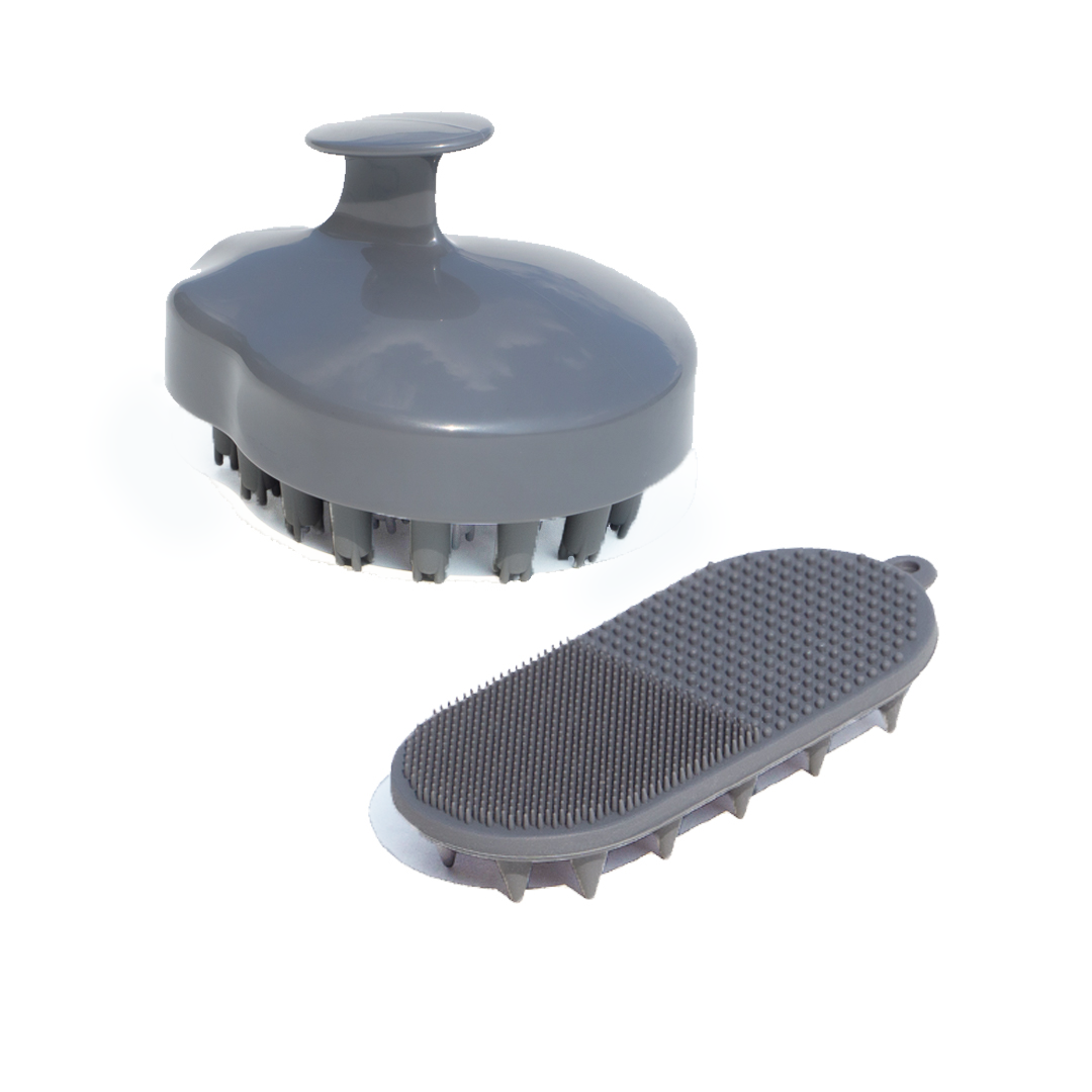 PuffCuff Silicone Skin & Scalp Scrubber/Massager Duo