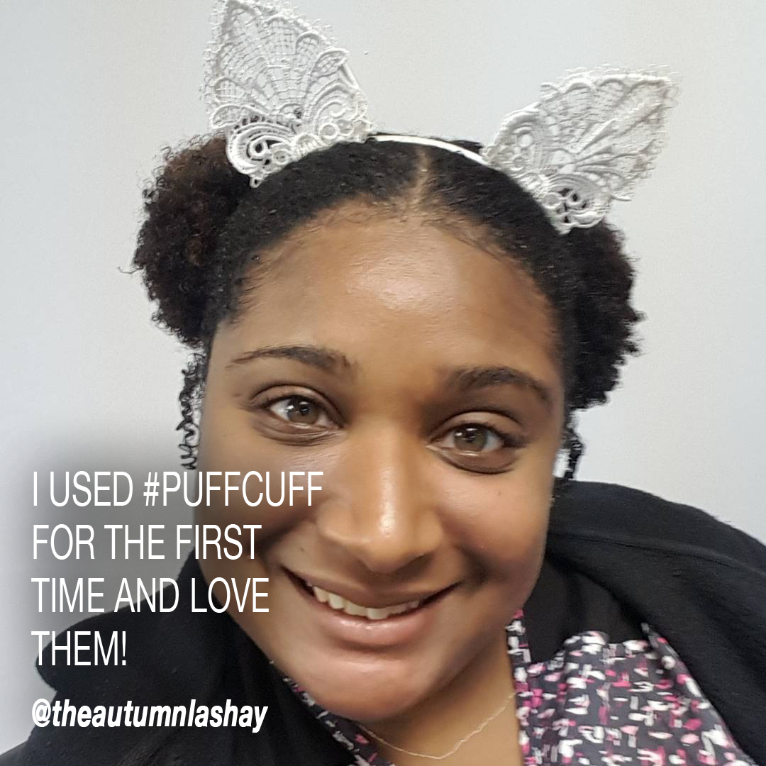 PuffCuff Clearly 4 Me! Set of 4 Hair Clamps